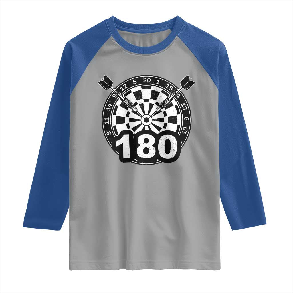 Funny Darts Max 180 Raglan Shirt Dartist Darts Lover Gift - Wonder Print Shop