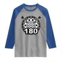 Funny Darts Max 180 Raglan Shirt Dartist Darts Lover Gift - Wonder Print Shop