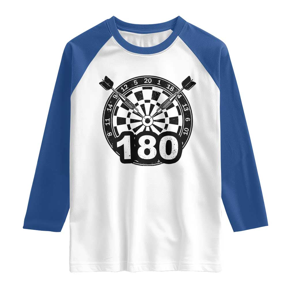 Funny Darts Max 180 Raglan Shirt Dartist Darts Lover Gift - Wonder Print Shop
