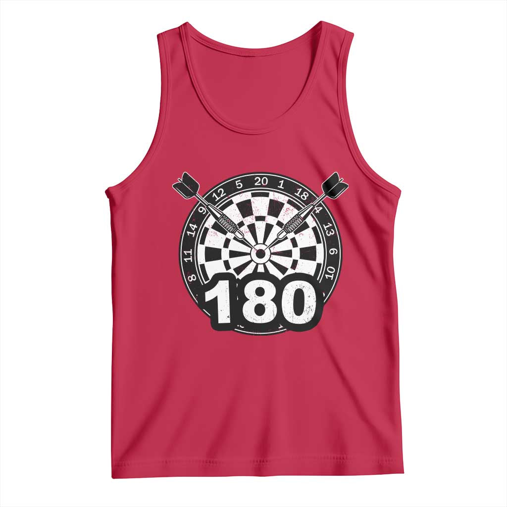 Funny Darts Max 180 Tank Top Dartist Darts Lover Gift - Wonder Print Shop