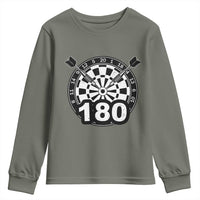 Funny Darts Max 180 Youth Sweatshirt Dartist Darts Lover Gift - Wonder Print Shop
