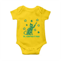 Funny St Catricks Day Baby Onesie Lucky Shamrock Cat Saint Pattys