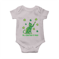 Funny St Catricks Day Baby Onesie Lucky Shamrock Cat Saint Pattys