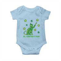 Funny St Catricks Day Baby Onesie Lucky Shamrock Cat Saint Pattys