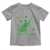 Funny St Catricks Day Toddler T Shirt Lucky Shamrock Cat Saint Pattys
