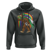 Funny Bigfoot Drinking Beer Hoodie St Patricks Day Soccer Lover