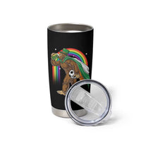 Funny Bigfoot Drinking Beer Tumbler Cup St Patricks Day Soccer Lover