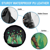 Lucky Sasquatch Soccer Player Spare Tire Cover Funny St Patricks Day Gift