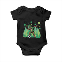 Lucky Sasquatch Soccer Player Baby Onesie Funny St Patricks Day Gift