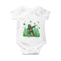 Lucky Sasquatch Soccer Player Baby Onesie Funny St Patricks Day Gift