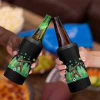 Lucky Sasquatch Soccer Player 4 in 1 Can Cooler Tumbler Funny St Patricks Day Gift
