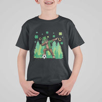 Lucky Sasquatch Soccer Player T Shirt For Kid Funny St Patricks Day Gift