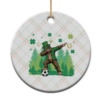 Lucky Sasquatch Soccer Player Ceramic Ornament Funny St Patricks Day Gift
