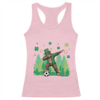 Lucky Sasquatch Soccer Player Racerback Tank Top Funny St Patricks Day Gift