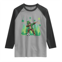 Lucky Sasquatch Soccer Player Raglan Shirt Funny St Patricks Day Gift