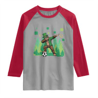 Lucky Sasquatch Soccer Player Raglan Shirt Funny St Patricks Day Gift