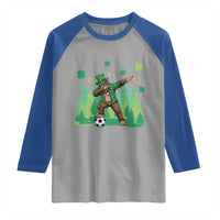 Lucky Sasquatch Soccer Player Raglan Shirt Funny St Patricks Day Gift