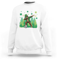 Lucky Sasquatch Soccer Player Sweatshirt Funny St Patricks Day Gift