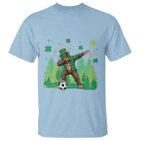 Lucky Sasquatch Soccer Player T Shirt Funny St Patricks Day Gift