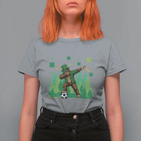 Lucky Sasquatch Soccer Player T Shirt For Women Funny St Patricks Day Gift
