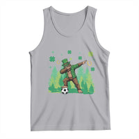 Lucky Sasquatch Soccer Player Tank Top Funny St Patricks Day Gift