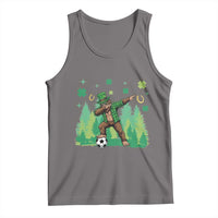 Lucky Sasquatch Soccer Player Tank Top Funny St Patricks Day Gift