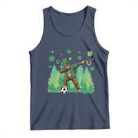Lucky Sasquatch Soccer Player Tank Top Funny St Patricks Day Gift