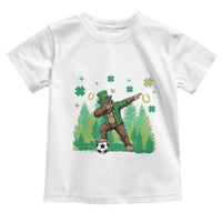 Lucky Sasquatch Soccer Player Toddler T Shirt Funny St Patricks Day Gift