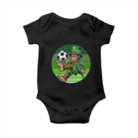 Funny Bigfoot Playing Soccer Baby Onesie St Patricks Day
