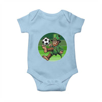 Funny Bigfoot Playing Soccer Baby Onesie St Patricks Day