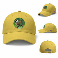 Funny Bigfoot Playing Soccer Baseball Cap St Patricks Day