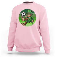 Funny Bigfoot Playing Soccer Sweatshirt St Patricks Day