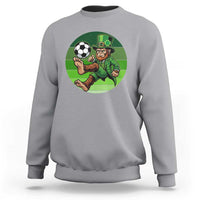 Funny Bigfoot Playing Soccer Sweatshirt St Patricks Day