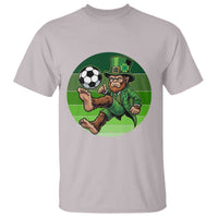 Funny Bigfoot Playing Soccer T Shirt St Patricks Day