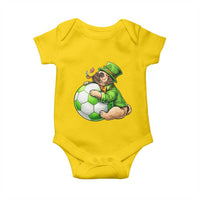 Lucky Pug Soccer Lover Baby Onesie St Paddys Day Irish Football Gift