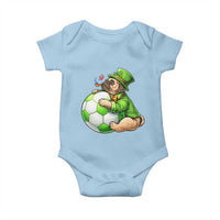 Lucky Pug Soccer Lover Baby Onesie St Paddys Day Irish Football Gift