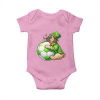 Lucky Pug Soccer Lover Baby Onesie St Paddys Day Irish Football Gift