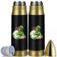 Lucky Pug Soccer Lover Bullet Tumbler St Paddys Day Irish Football Gift