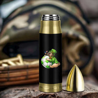 Lucky Pug Soccer Lover Bullet Tumbler St Paddys Day Irish Football Gift