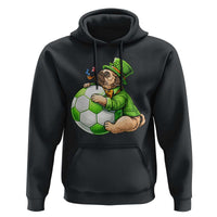Lucky Pug Soccer Lover Hoodie St Paddys Day Irish Football Gift