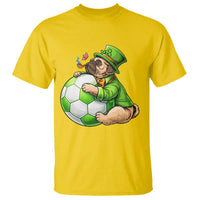 Lucky Pug Soccer Lover T Shirt St Paddys Day Irish Football Gift