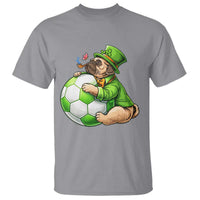 Lucky Pug Soccer Lover T Shirt St Paddys Day Irish Football Gift