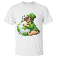Lucky Pug Soccer Lover T Shirt St Paddys Day Irish Football Gift