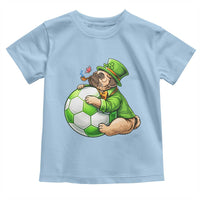 Lucky Pug Soccer Lover Toddler T Shirt St Paddys Day Irish Football Gift