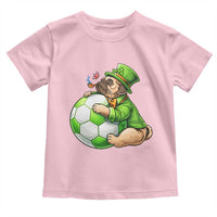 Lucky Pug Soccer Lover Toddler T Shirt St Paddys Day Irish Football Gift