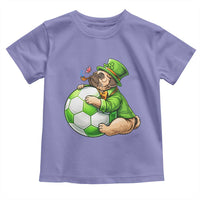 Lucky Pug Soccer Lover Toddler T Shirt St Paddys Day Irish Football Gift