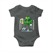 Funny Irish Shamrock Dabbing Soccer Baby Onesie St Patricks Day