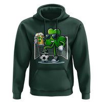 Funny Irish Shamrock Dabbing Soccer Hoodie St Patricks Day