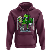Funny Irish Shamrock Dabbing Soccer Hoodie St Patricks Day