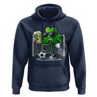 Funny Irish Shamrock Dabbing Soccer Hoodie St Patricks Day